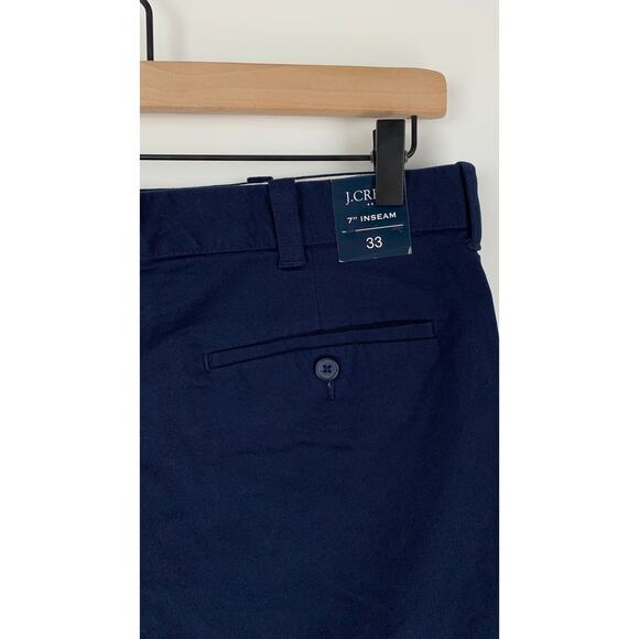 Banana Republic Mens 7" Flex Chino Short Navy Blue Size 33 New - Picture 7 of 10